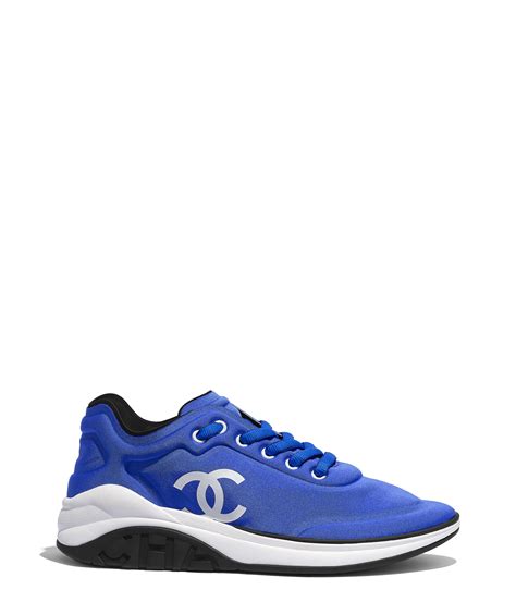 chanel blue and yellow trainers|Chanel shoes for men.